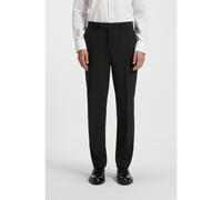 BOSS Pantalon de costume Regular Fit en laine mélangée - Style H-Leon-MM-C-NF, 50555278 Noir 58