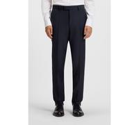 BOSS Pantalon de costume Slim en laine vierge stretch - Style L-Glover-241-LC, 50509898 Bleu foncé 25