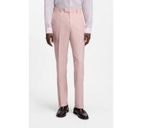 BOSS Pantalon de costume Slim Fit en mohair, soie et lin - Style H-Genius-B1-262, 50562605 Rose clair 52