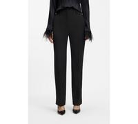 BOSS Pantalon de smoking Regular avec empiècements brillants - Style Tanjana3, 50571273 Noir 38