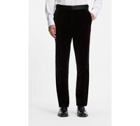 BOSS Pantalon de smoking Slim en velours de coton - Style H-Genius-Tux-244, 50527948 Marron foncé 52
