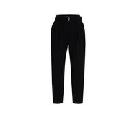 BOSS Pantalon court Regular en crêpe infroissable - Style Tapiah, 50490037 Noir 34