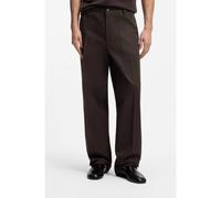 BOSS Pantalon décontracté en twill de coton - Style Roberto_RW, 50559747 Marron foncé 38/32
