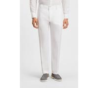 BOSS Pantalon droit en lin - Style C-Kent-GW-P, 50561800 Blanc 35/32