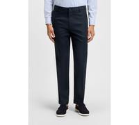 BOSS Pantalon droit en lin - Style C-Kent-GW-P, 50561800 Bleu foncé 35/34