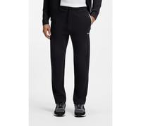 BOSS Pantalon en jersey de coton mélangé avec cordon de serrage - Style Hadim 1_IN, 50569058 Bleu foncé L