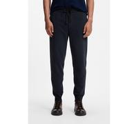 BOSS Pantalon en mélange de coton et de laine avec des détails en alcantara - Style L-Schiller 143, 50569927 Bleu foncé XL