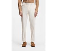 BOSS Pantalon fuselé en popeline de coton stretch facile à repasser - Style L-PeetL-253, 50561217 Blanc 52