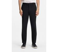 BOSS Pantalon fuselé en popeline de coton stretch facile à repasser - Style L-PeetL-253, 50561217 Bleu foncé 58