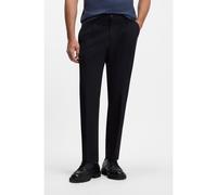 BOSS Pantalon fuselé en tissu italien à micro motif - Style C-Perin-PL-263, 50572157 Bleu foncé 98
