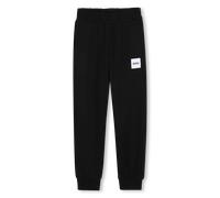 BOSS Bas de survêtement enfant en coton mélangé avec étiquette logo - Style J52907/09B04A, J52907 Noir 138