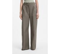 BOSS Pantalon large en denim de coton - Style Tentra, 50573995 Gris 40