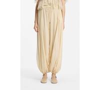 BOSS Pantalon large en mélange de modal - Style C_Tindiana, 50573164 Jaune clair 34