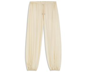 BOSS Pantalon large en mélange de modal - Style C_Tindiana, 50573164 Jaune clair 34