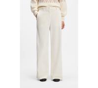 BOSS Pantalon large en velours côtelé stretch - Style C_Tacodi2-D, 50577322 Naturel 38