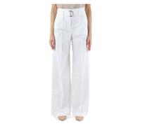 Boss - Pantalon large - Femme - Pantalons - Blanc - Taille: 46 FR