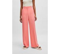 BOSS Pantalon large Relaxed Fit à taille haute - Style Tikela, 50510115 Corail 34