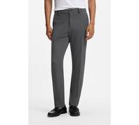 BOSS Pantalon Modern en tissu stretch ratière - Style H-Kane1, 50564344 Noir 33/30