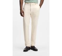 BOSS Pantalon Modern en twill de coton mélangé facile à repasser - Style C-Kane1-BL-FTU, 50553829 Blanc 36/34