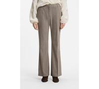 BOSS Pantalon Modern évasé en laine mélangée à chevrons - Style C_Tanalea, 50567927 Gris à motif 44