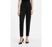 BOSS Pantalon Regular coupe fuselée en tissu stretch - Style Tilunara, 50490056 Noir 44