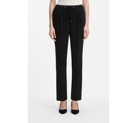 BOSS Pantalon Regular en crêpe japonais - Style Tariyanah, 50490039 Noir 42