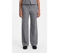 BOSS Pantalon Regular en flanelle très long - Style Tilda6, 50580360 Gris 38