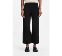 BOSS Pantalon Regular en maille à pinces - Style Fallegra, 50550870 Noir S