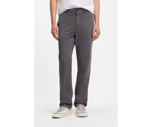 BOSS Pantalon Regular en satin de coton stretch - Style Chino-Regular-1, 50534378 Gris sombre 31/34