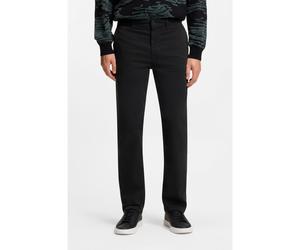 BOSS Pantalon Regular en satin de coton stretch - Style Chino-Regular-1, 50534378 Noir 38/32