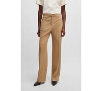 BOSS Pantalon Regular en tissu stretch avec poches zippées - Style Tilda1, 50530904 Beige 34