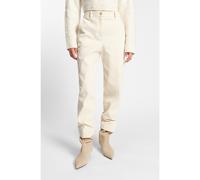BOSS Pantalon Regular en velours côtelé de coton mélangé - Style Tecarino2-W, 50549169 Blanc 44