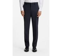 BOSS Pantalon Regular Fit en laine stretch - Style H-Lenon-MM-224, 50480544 Bleu foncé 94