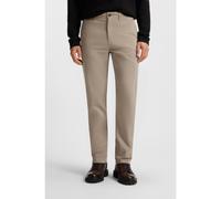 BOSS Pantalon Regular Fit en satin de coton stretch - Style Chino-Regular-1, 50534378 Beige 30/32