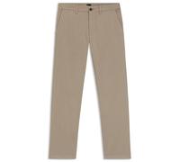 BOSS Pantalon Regular Fit en satin de coton stretch - Style Chino-Regular-1, 50534378 Beige 36/34