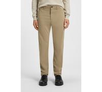 BOSS Pantalon Regular Fit en satin de coton stretch - Style Chino-Regular-1, 50534378 Brun chiné 33/36