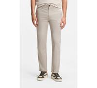 BOSS Pantalon Regular Fit en satin de coton stretch - Style Chino-Regular-1, 50534378 Gris chiné 31/34