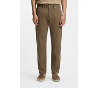 BOSS Pantalon Regular Maine en twill de coton stretch - Style H-Re.Maine5, 50558952 Brun chiné 32/30