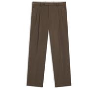 BOSS Pantalon Relaxed en coton stretch mercerisé - Style C-Pat-DPL-BB-254, 50557358 Marron 50