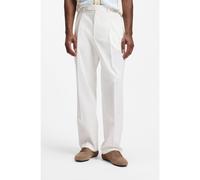 BOSS Pantalon Relaxed en coton stretch - Style C-Pat-DPL-263, 50567576 Naturel 52