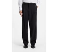 BOSS Pantalon Relaxed en laine vierge à motif - Style P-Pat-PL-CW-263F, 50564667 Bleu foncé 60