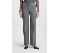 BOSS Pantalon Relaxed en laine vierge chinée - Style Tilda9, 50542004 Gris 34