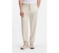 BOSS Pantalon Relaxed en molleton novateur - Style JT_Long Pants, 50564096 Naturel L