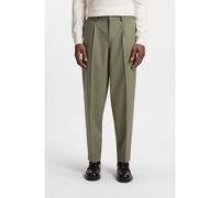 BOSS Pantalon Relaxed en tissu stretch lavable en machine - Style P-Phil-PL-CW-WG-253, 50546294 Olive 48