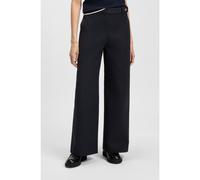 BOSS Pantalon Relaxed en toile de coton - Style Tiana8, 50543286 Bleu foncé 44
