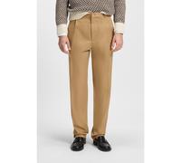 BOSS Pantalon Relaxed en twill de coton - Style C-Kai-DPL, 50546924 Beige 34/34