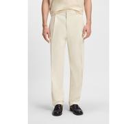 BOSS Pantalon Relaxed en twill de coton - Style C-Kai-DPL, 50546924 Blanc 29/32