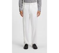BOSS Pantalon Relaxed en twill de coton - Style C-Kai-DPL, 50546924 Blanc 36/34