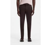 BOSS Pantalon Slim en coton, stretch et cachemire - Style L-Kaiton1L-253, 50549504 Marron foncé 44