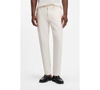 BOSS Pantalon Slim en coton stretch mélangé - Style P-Kaiton1-Zip, 50543945 Naturel 35/36